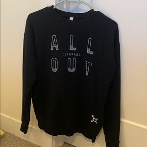 All Out Colorado Crew neck hoodie